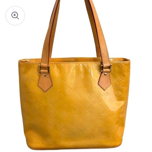 LOUIS VUITTON Yellow Ombre Vernis Houston Tote - Picture 2 of 14